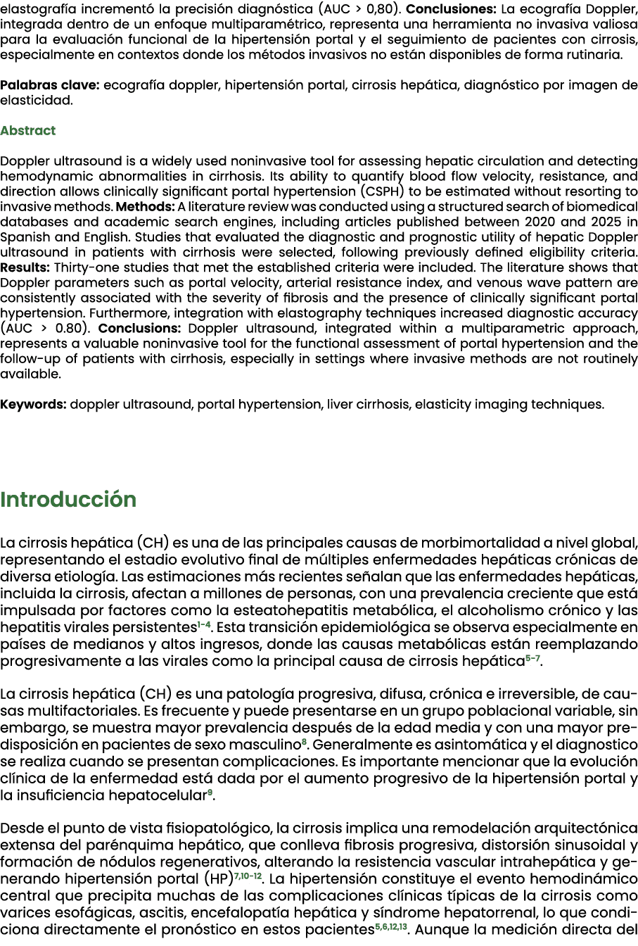 elastograf a increment la precisi n diagn stica (AUC   0,80). Conclusiones: La ecograf a Doppler, integrada dentro d...
