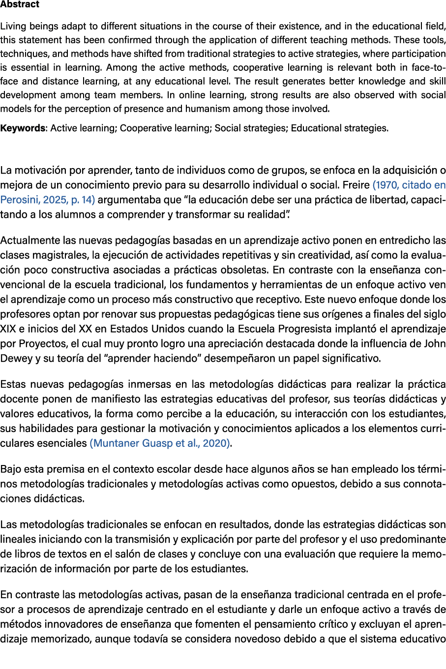 Abstract Living beings adapt to different situations in the course of their existence, and in the educational field, ...