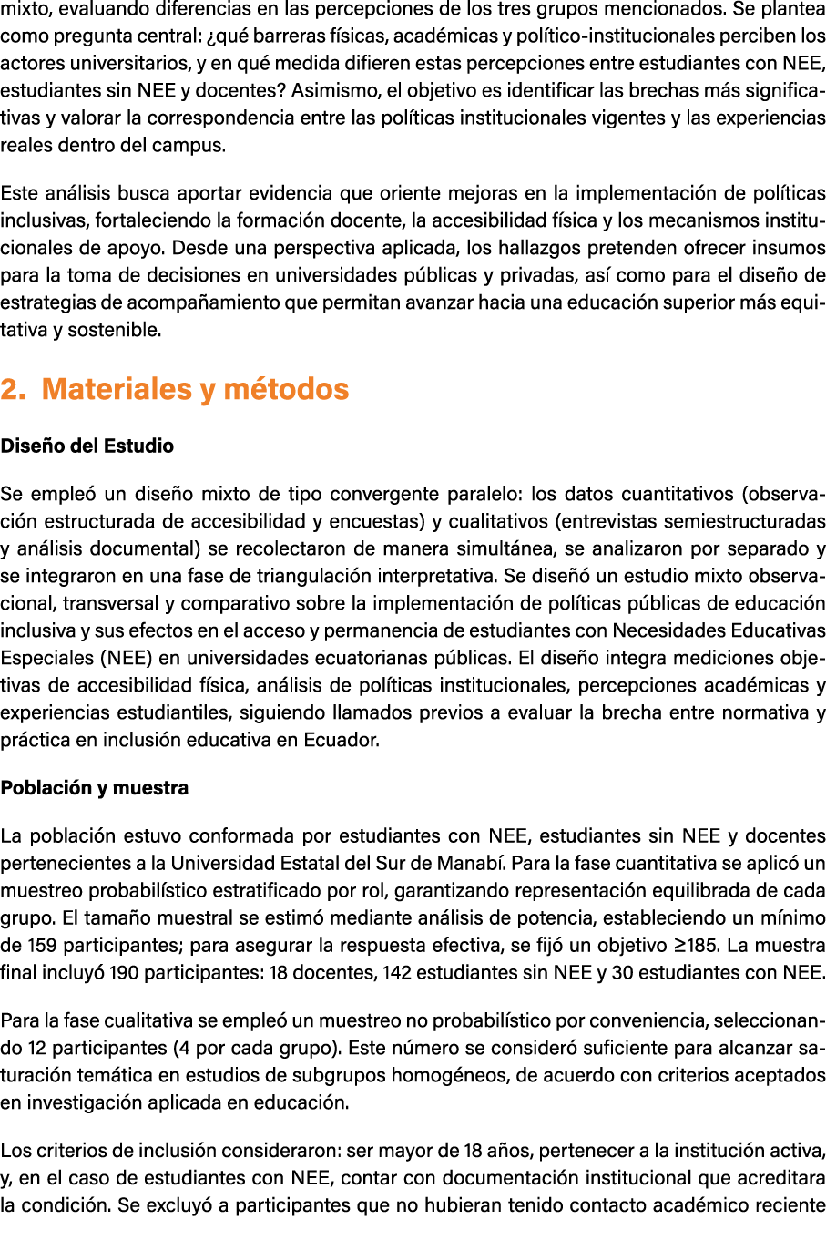 mixto, evaluando diferencias en las percepciones de los tres grupos mencionados. Se plantea como pregunta central: ¿q...