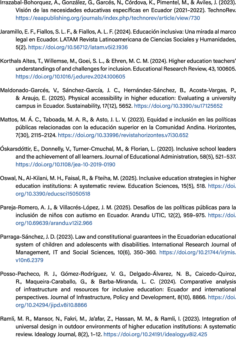 Irrazabal Bohorquez, A., Gonz lez, G., Garc s, N., C rdova, K., Pimentel, M., & Aviles, J. (2023). Visi n de las nece...