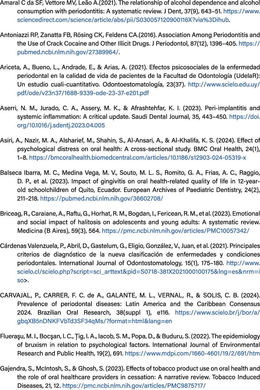 Amaral C da SF, Vettore MV, Le o A.(2021). The relationship of alcohol dependence and alcohol consumption with period...