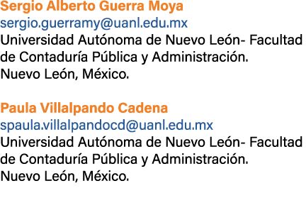 Sergio Alberto Guerra Moya sergio.guerramy@uanl.edu.mx Universidad Aut noma de Nuevo Le n Facultad de Contadur a P bl...