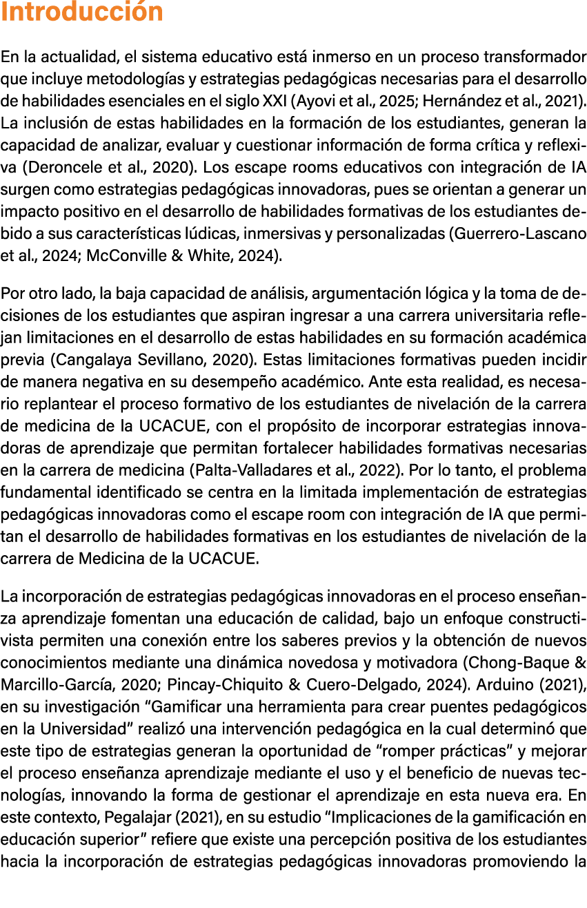 Introducci n En la actualidad, el sistema educativo est inmerso en un proceso transformador que incluye metodolog as...