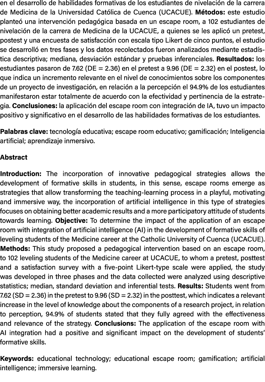 en el desarrollo de habilidades formativas de los estudiantes de nivelaci n de la carrera de Medicina de la Universid...