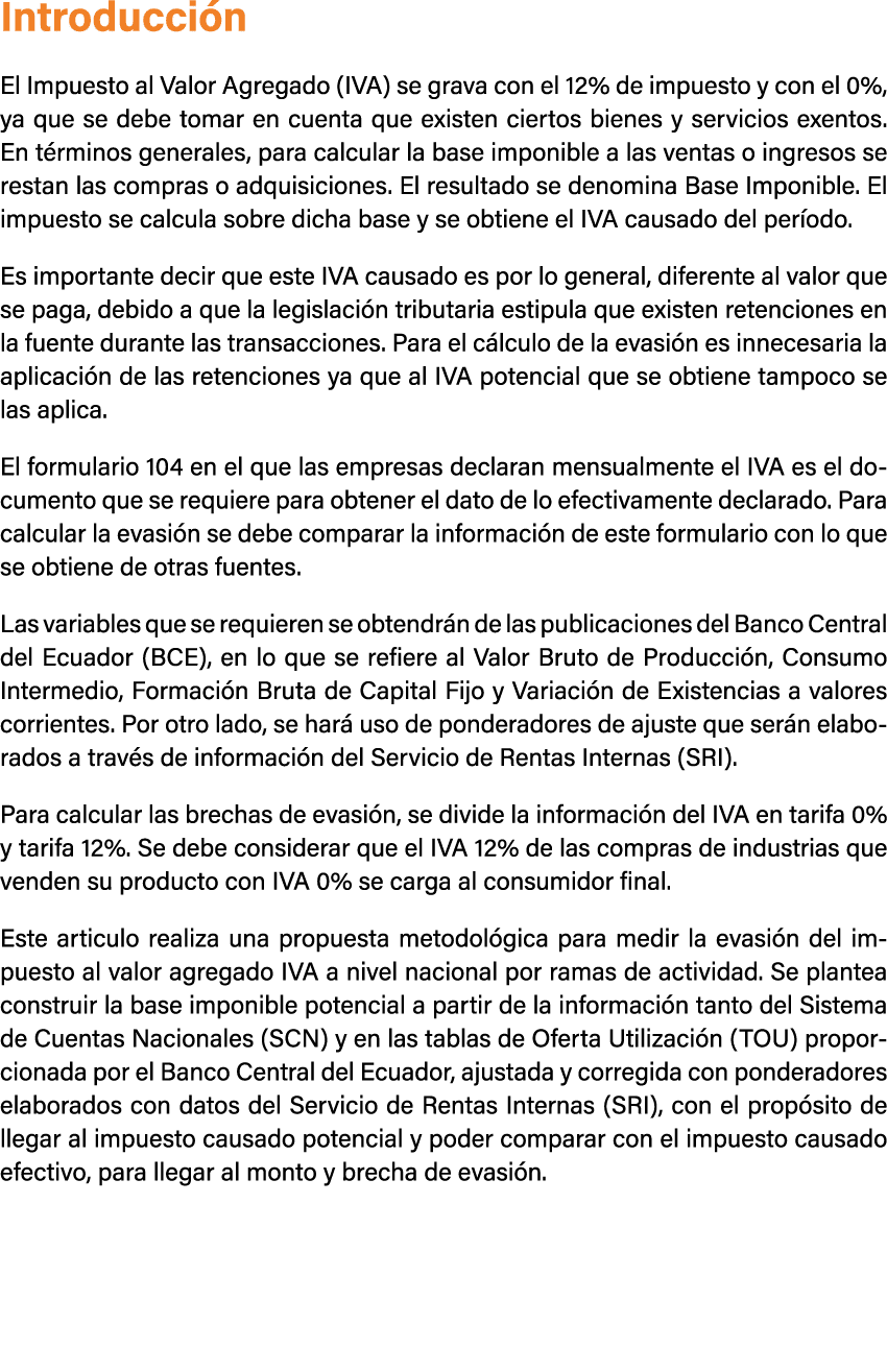 Introducci n El Impuesto al Valor Agregado (IVA) se grava con el 12% de impuesto y con el 0%, ya que se debe tomar en...