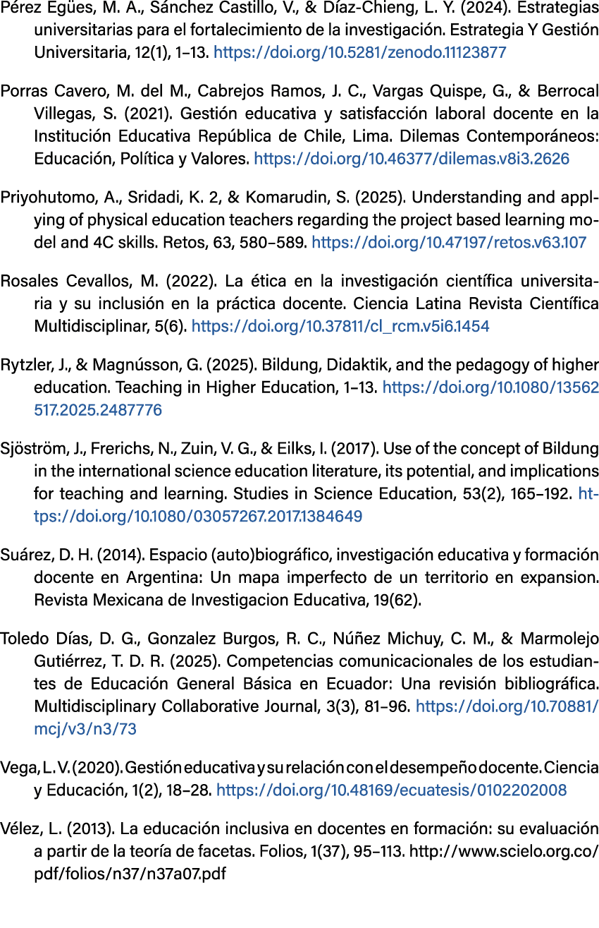 P rez Eg es, M. A., S nchez Castillo, V., & D az Chieng, L. Y. (2024). Estrategias universitarias para el fortalecimi...