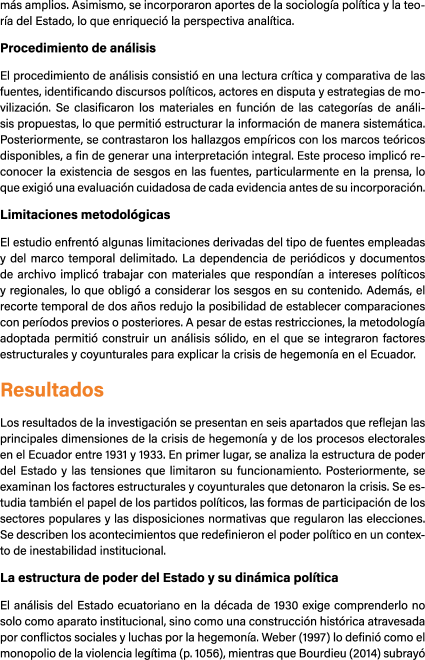 m s amplios. Asimismo, se incorporaron aportes de la sociolog a pol tica y la teor a del Estado, lo que enriqueci la...